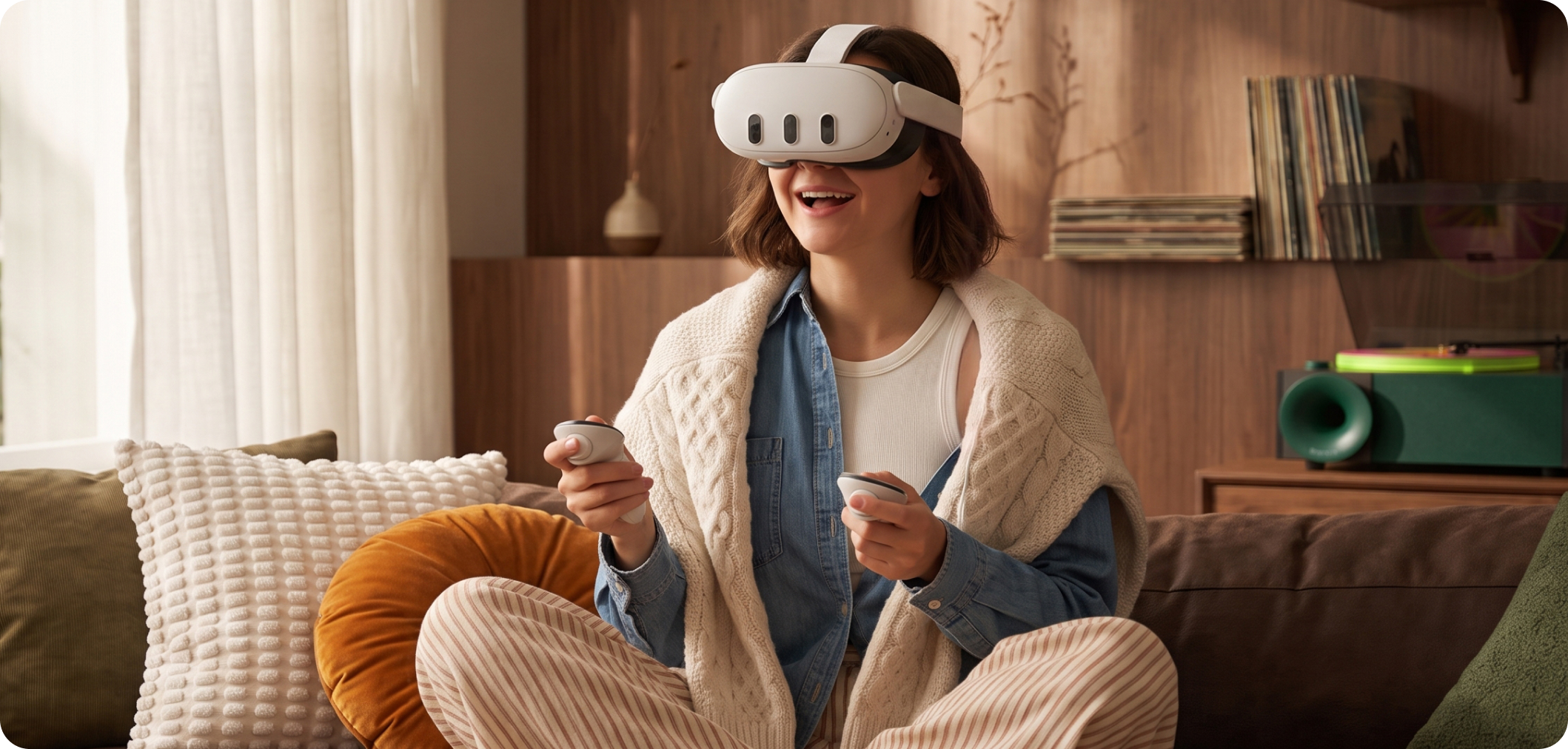 Playing an immersive virtual reality game