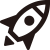 rocket icon for speed