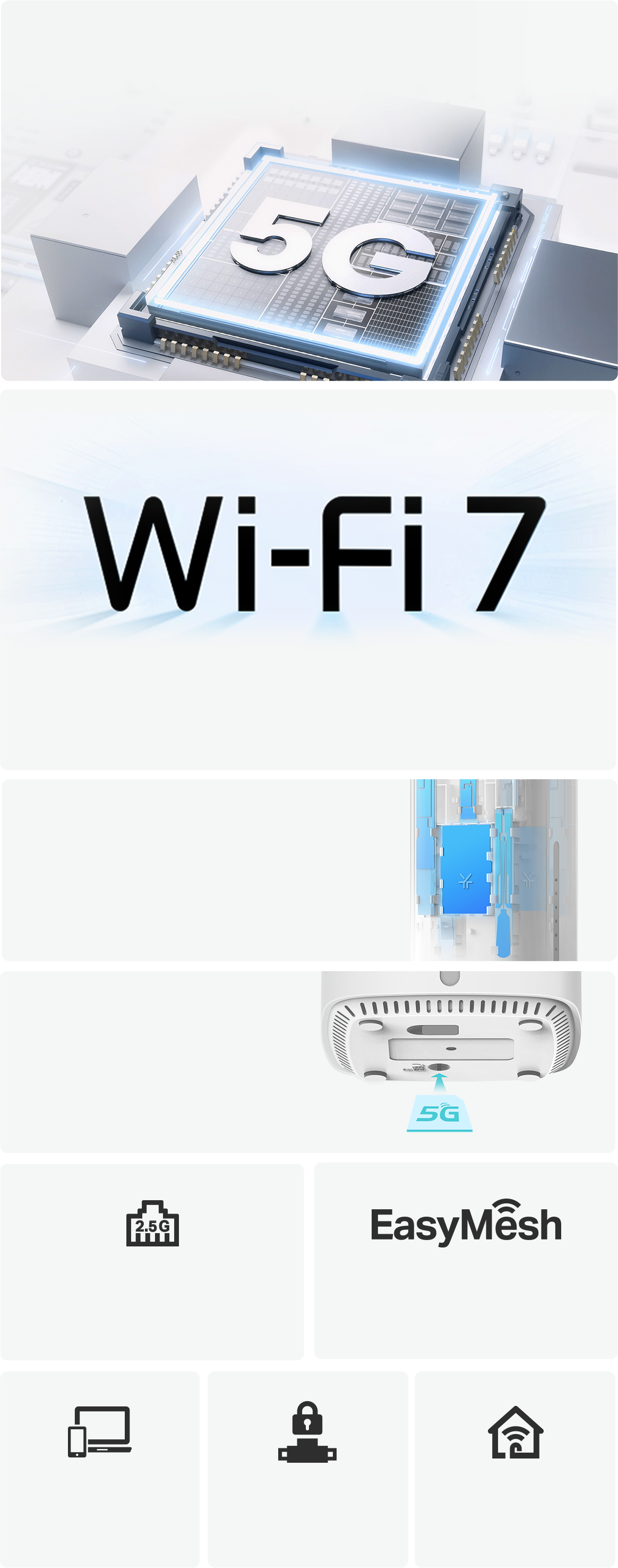 5G Wifi 6 background