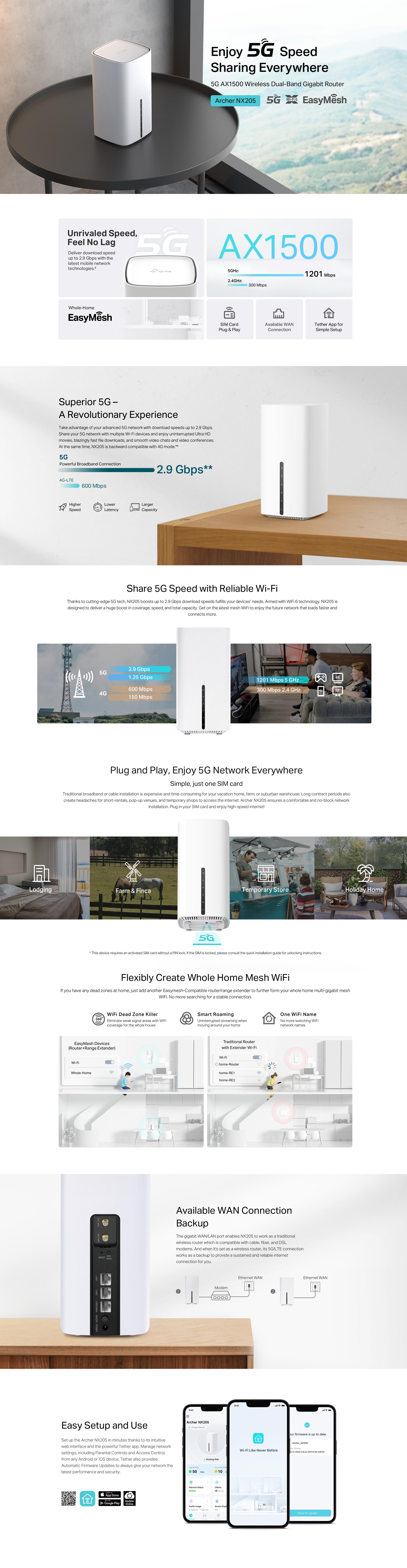 Highlights banner for Archer NX205