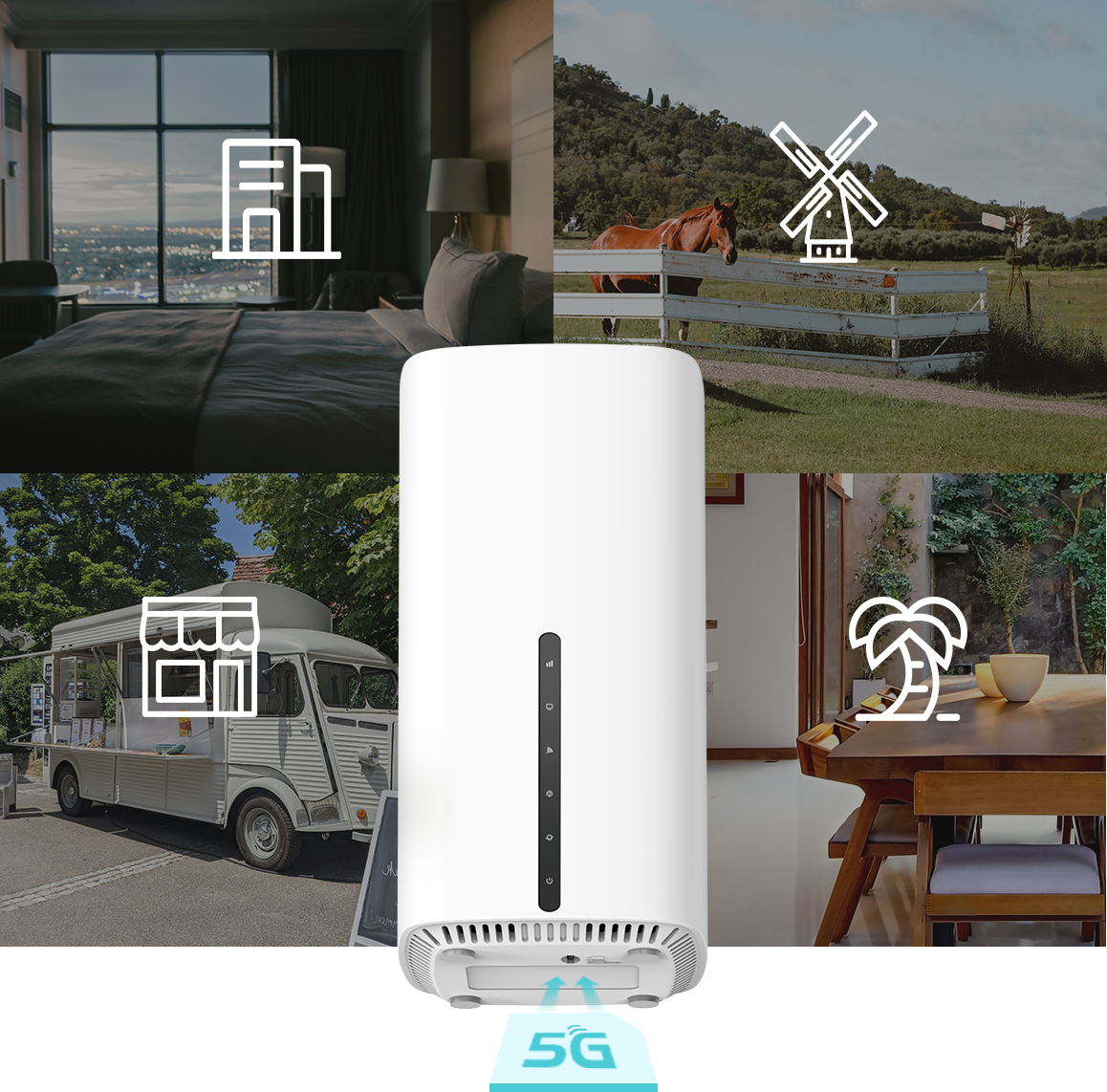 5G Wifi 6 background