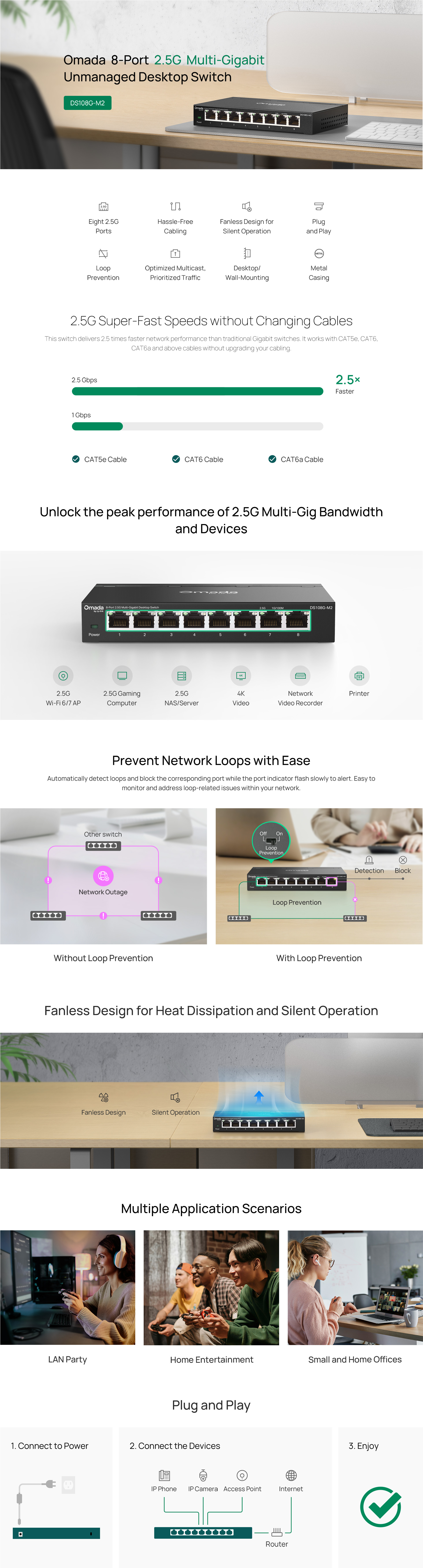 Highlights banner for DS108G-M2