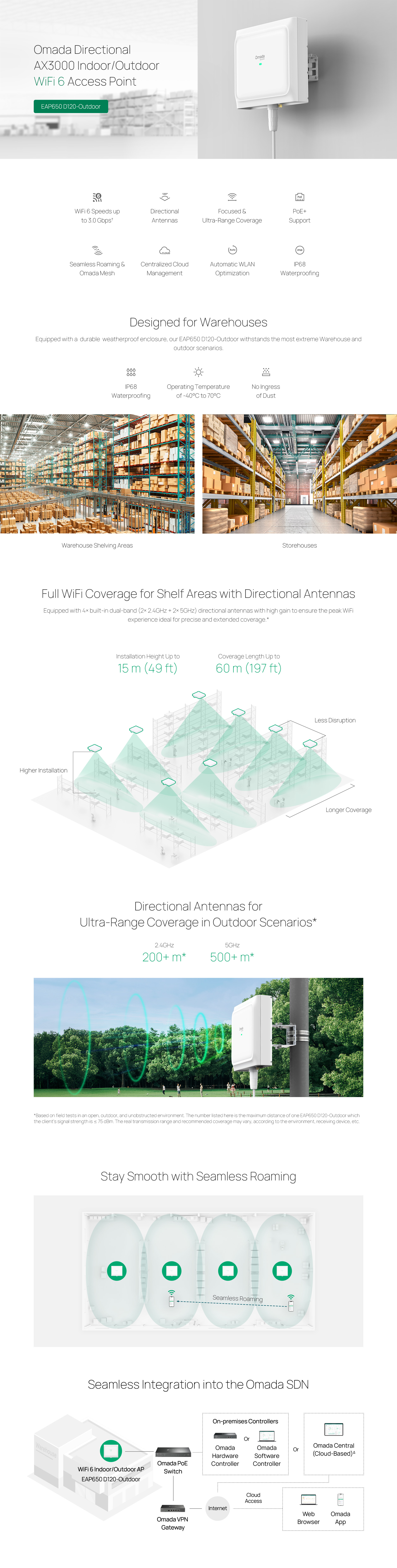 Highlights banner for eap650-d120-outdoor