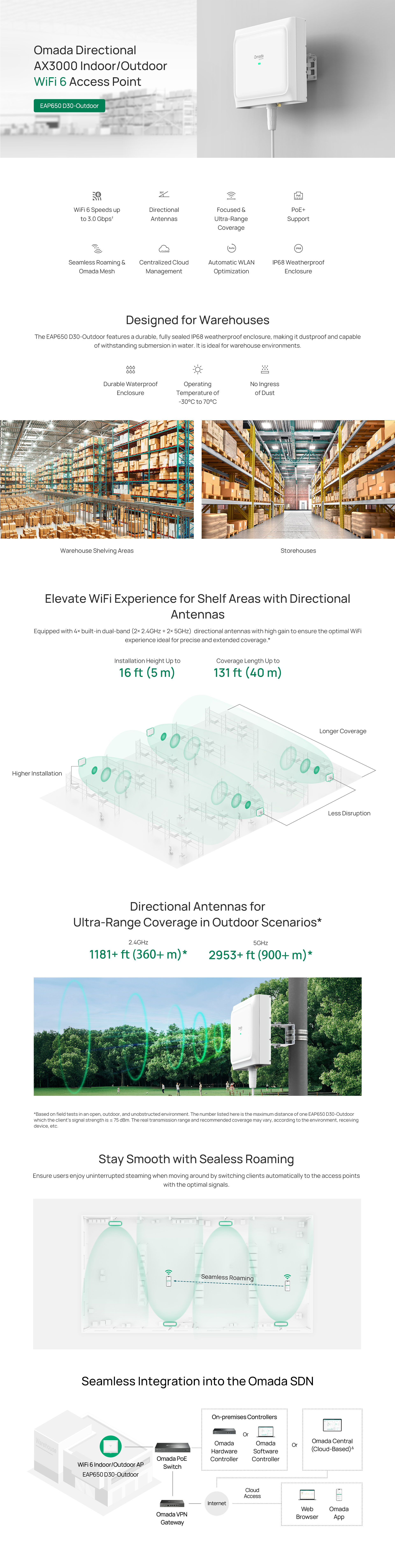 Highlights banner for EAP650_D30-Outdoor
