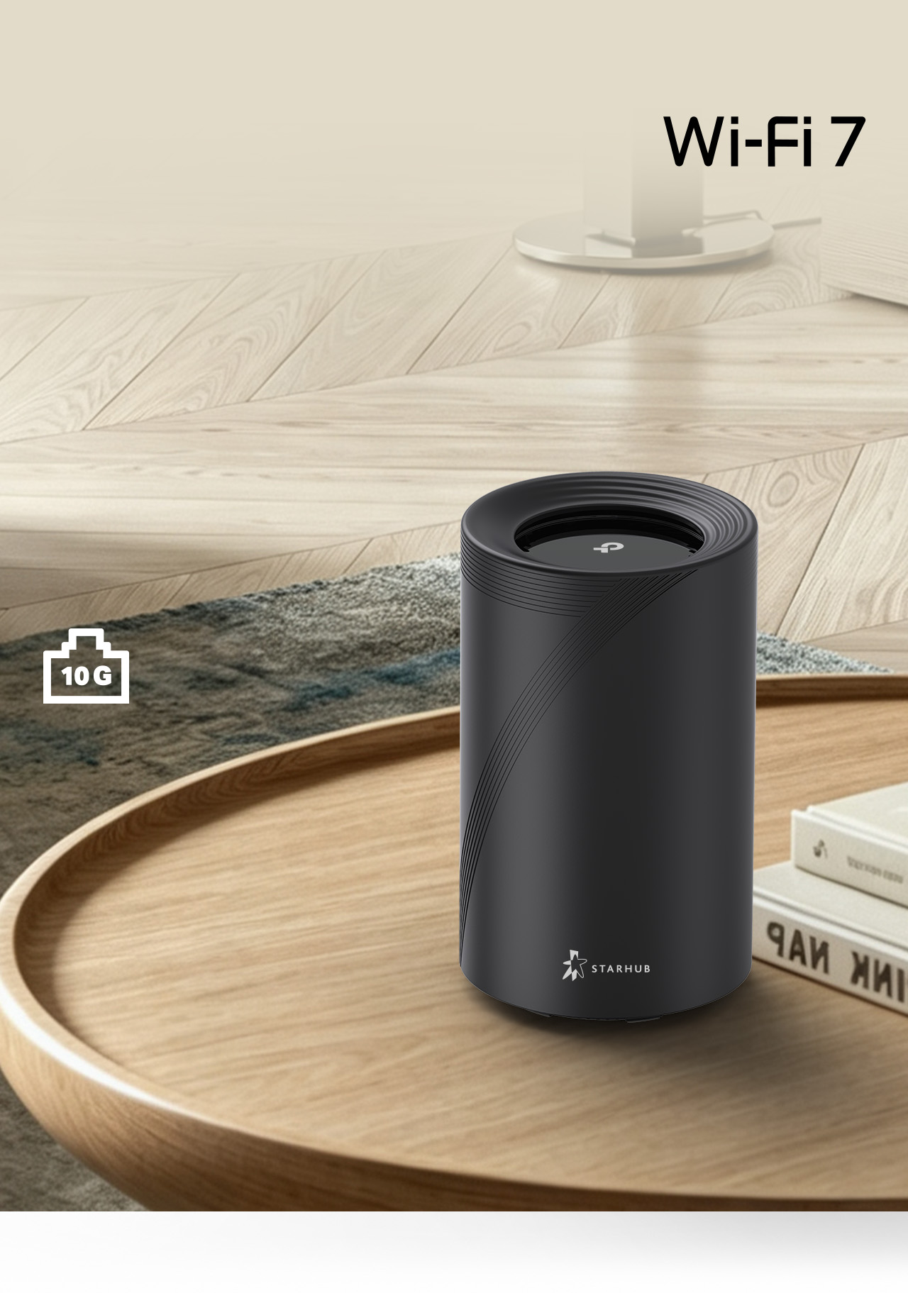 product on a coffee table