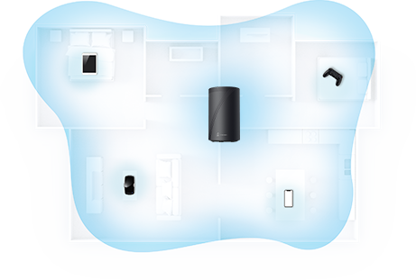 diagram showing coverage on a floorplan