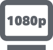 1080p streaming icon