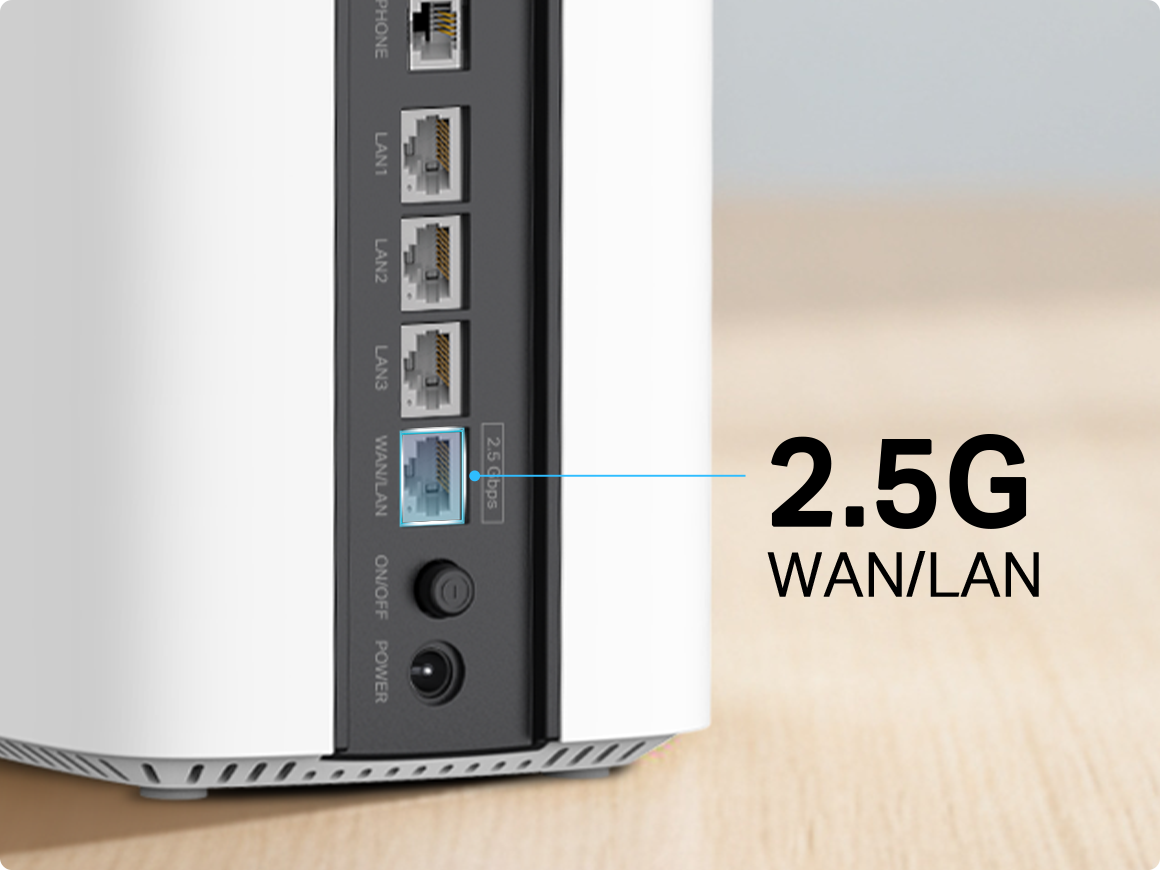 NB410v 2.5G WAN/LAN port