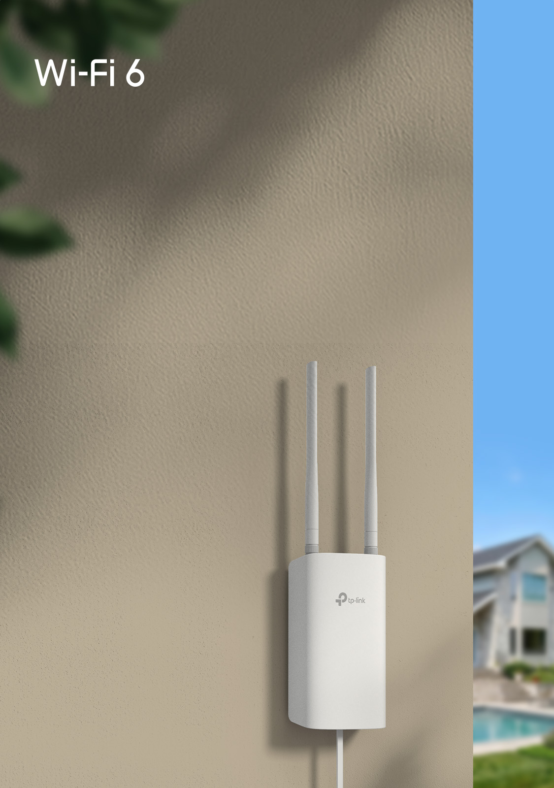 RE705X-Outdoor mounted on a wall outside