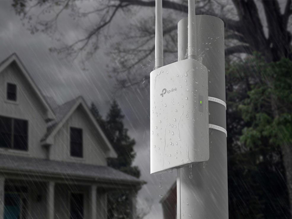 product outside in the rain