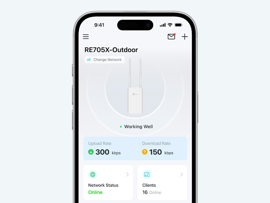 TP-Link Tether app control