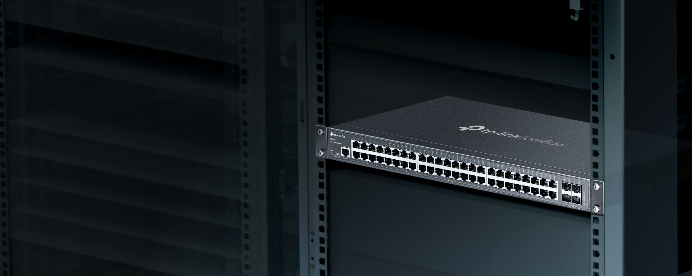 Omada 48-Port Gigabit L2+ Managed Switch with 4 SFP Slots SG3452