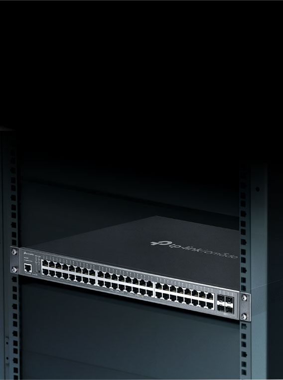 Omada 52-Port Gigabit L2+ Managed Switch with 48-Port PoE+ SG3452P