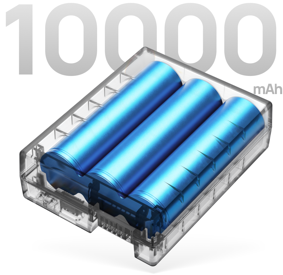 batteries with 10000mAh capacity