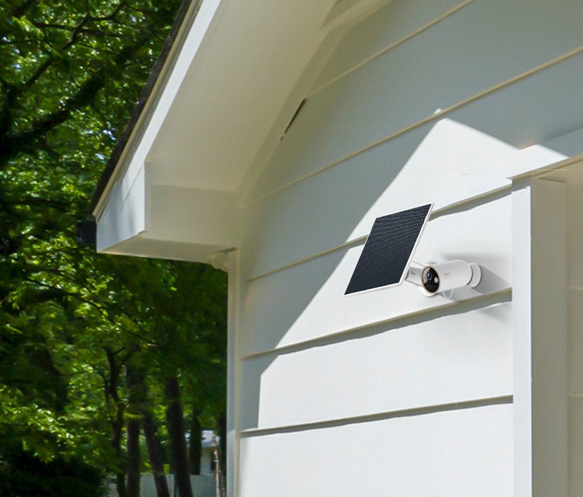 tapo a202 mounted on the front of the house