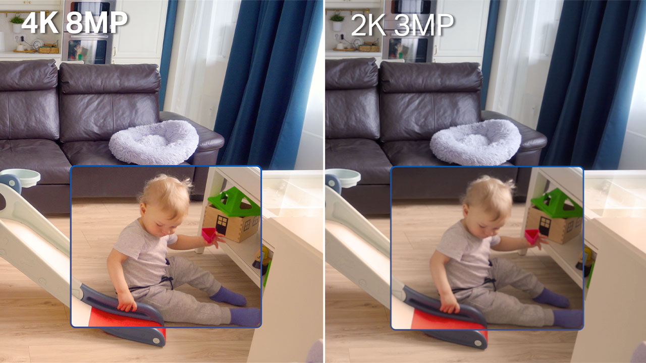 Tapo 4K 屋内 見守りカメラ 800万画素 360°首振り Tapo C260
