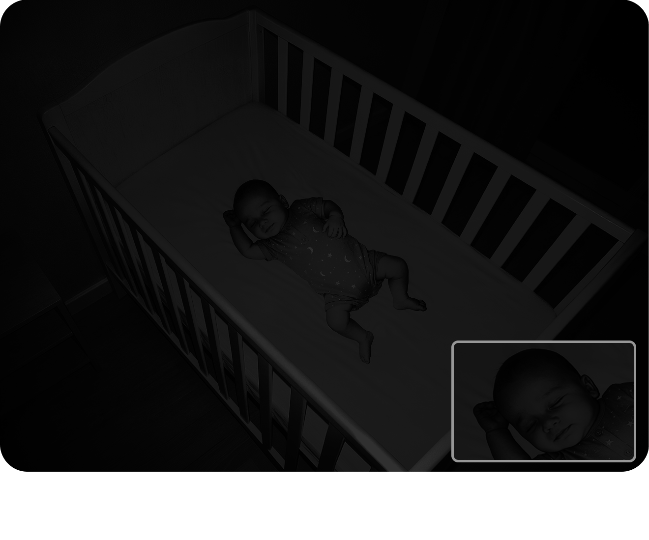 No HD Night Vision nursery view.