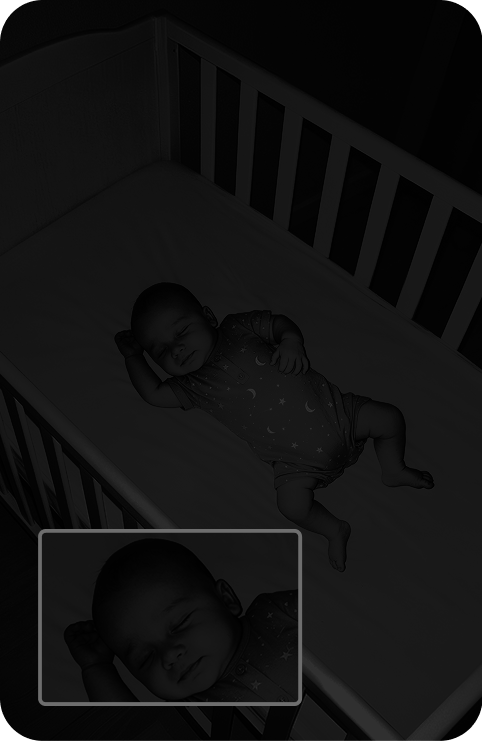 No HD Night Vision nursery view.
