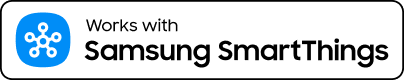 Works with Samsung SmartThings