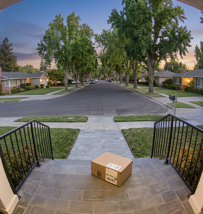 Tapo D260 detecting a package at the door
