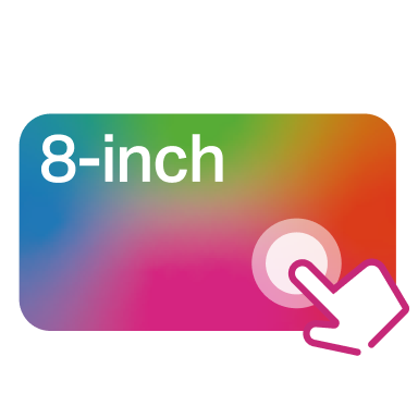 8 pouces