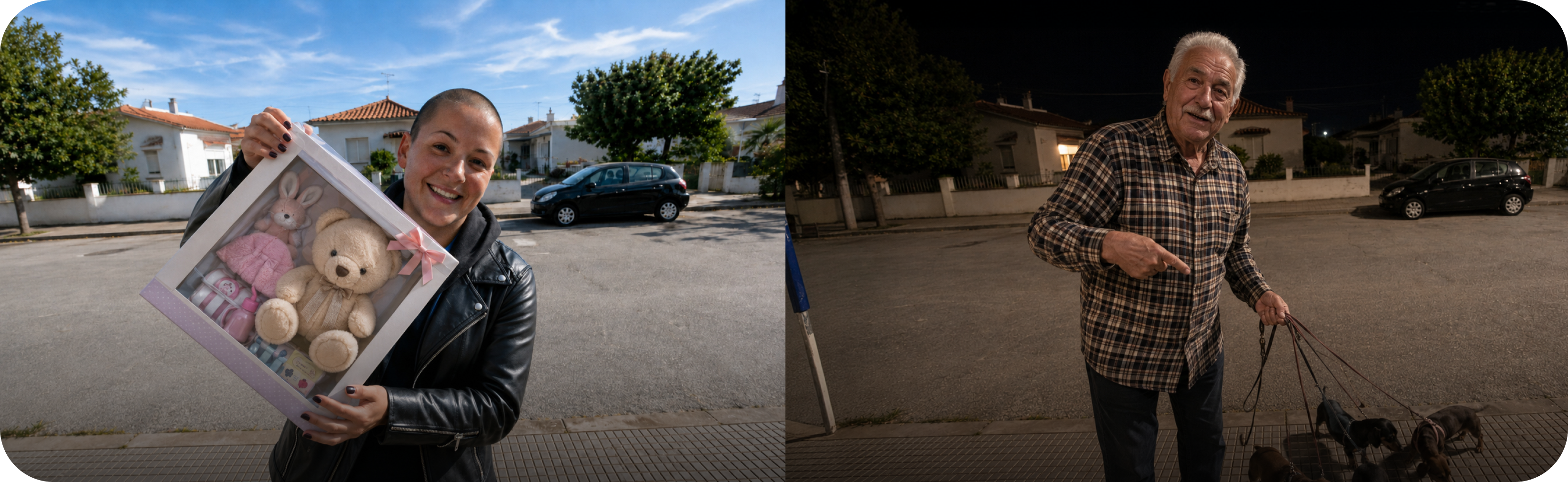 Day and nigh comparison