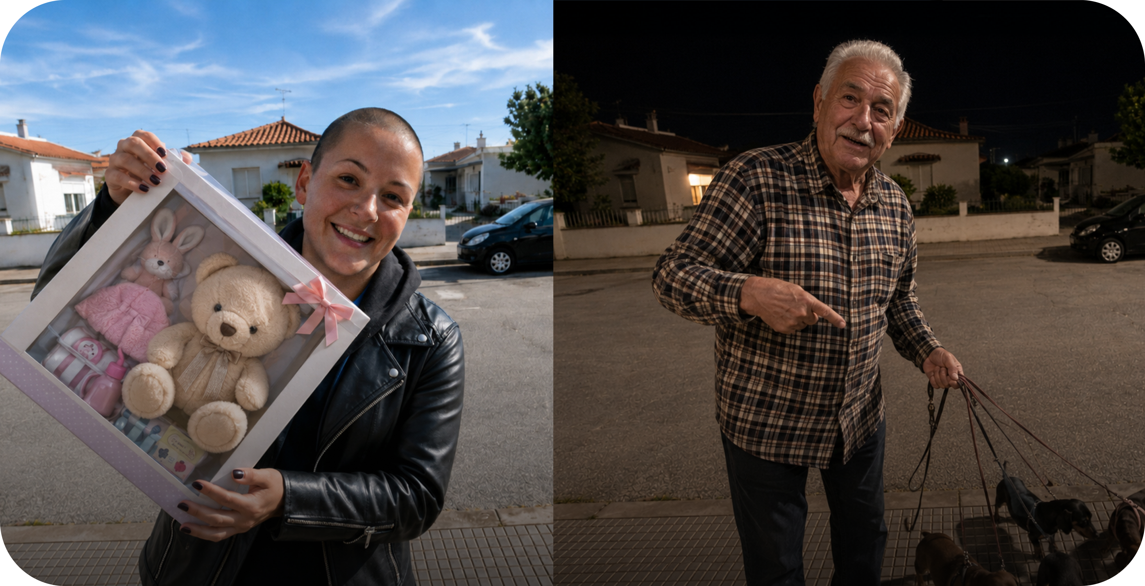 Comparaison jour/nuit