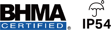 BHMA CERTIFIED & IP54