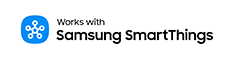 Works with Samsung SmartThings