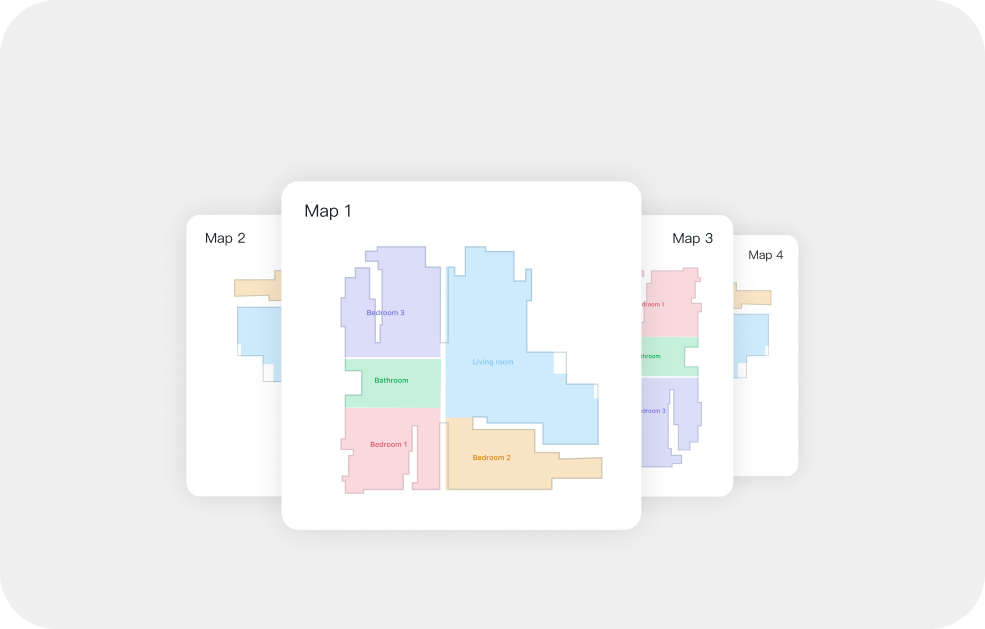 Tapo app multi-map storage