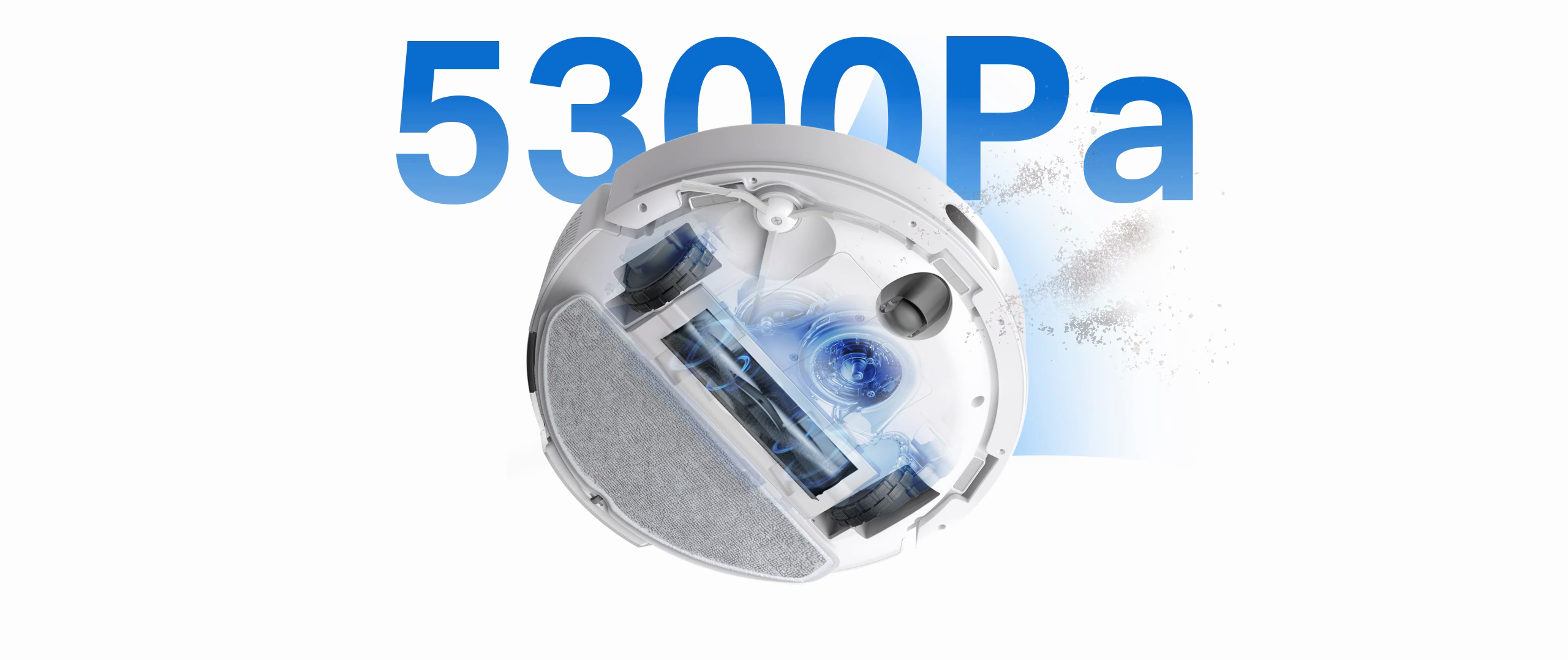 Tapo RV30 Max Plus | 5300Pa Hyper Suction Robot Vacuum & Mop +