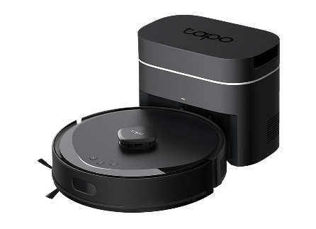 Tapo RV30 Max Turbo robot vacuum and dock