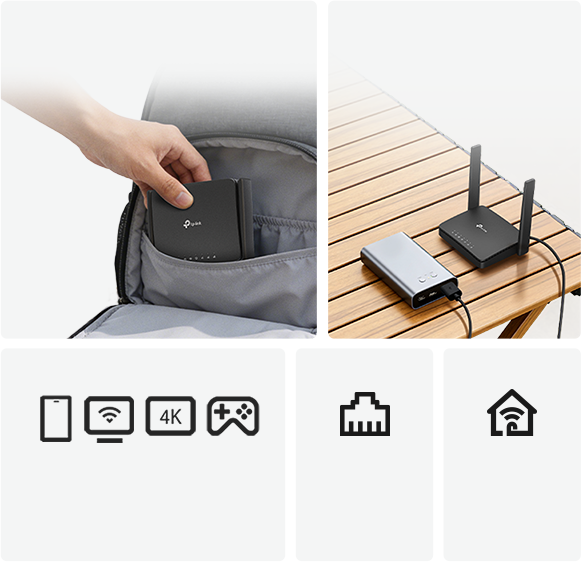 Collage of product features