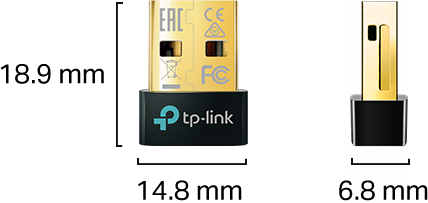 Diagram of the USB's small dimensions