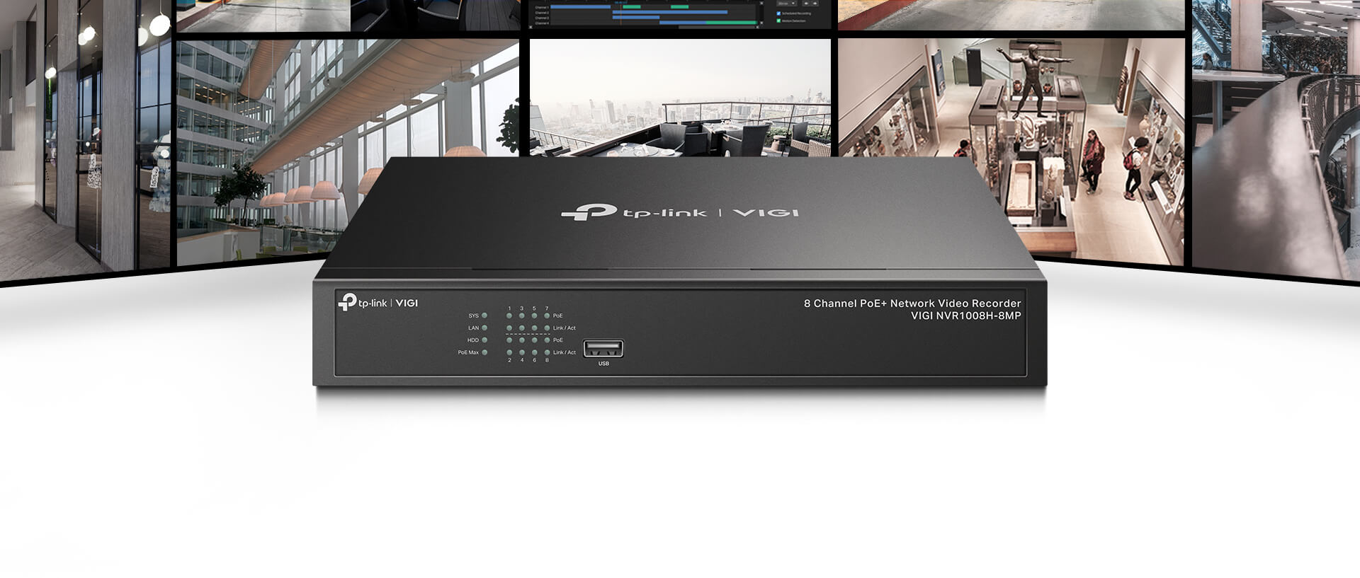 VIGI 8 Channel PoE+ Network Video Recorder